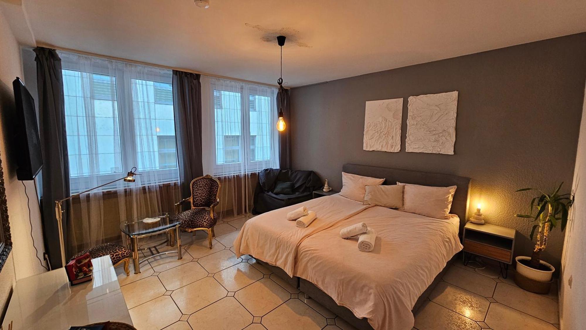 Apartment Charm - Bedroom & Kitchen Near The Main Station Hauptbahnhof